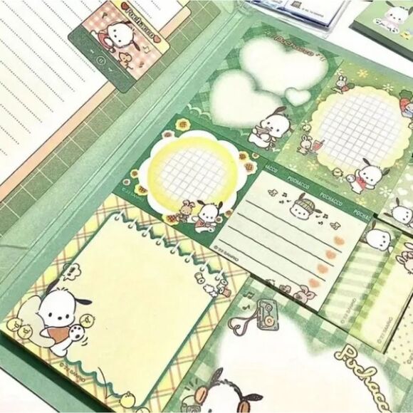 3 for $26 - Hello Kittys Pochacco Memo Book- Set of Sticky Notes - Picture 5 of 5